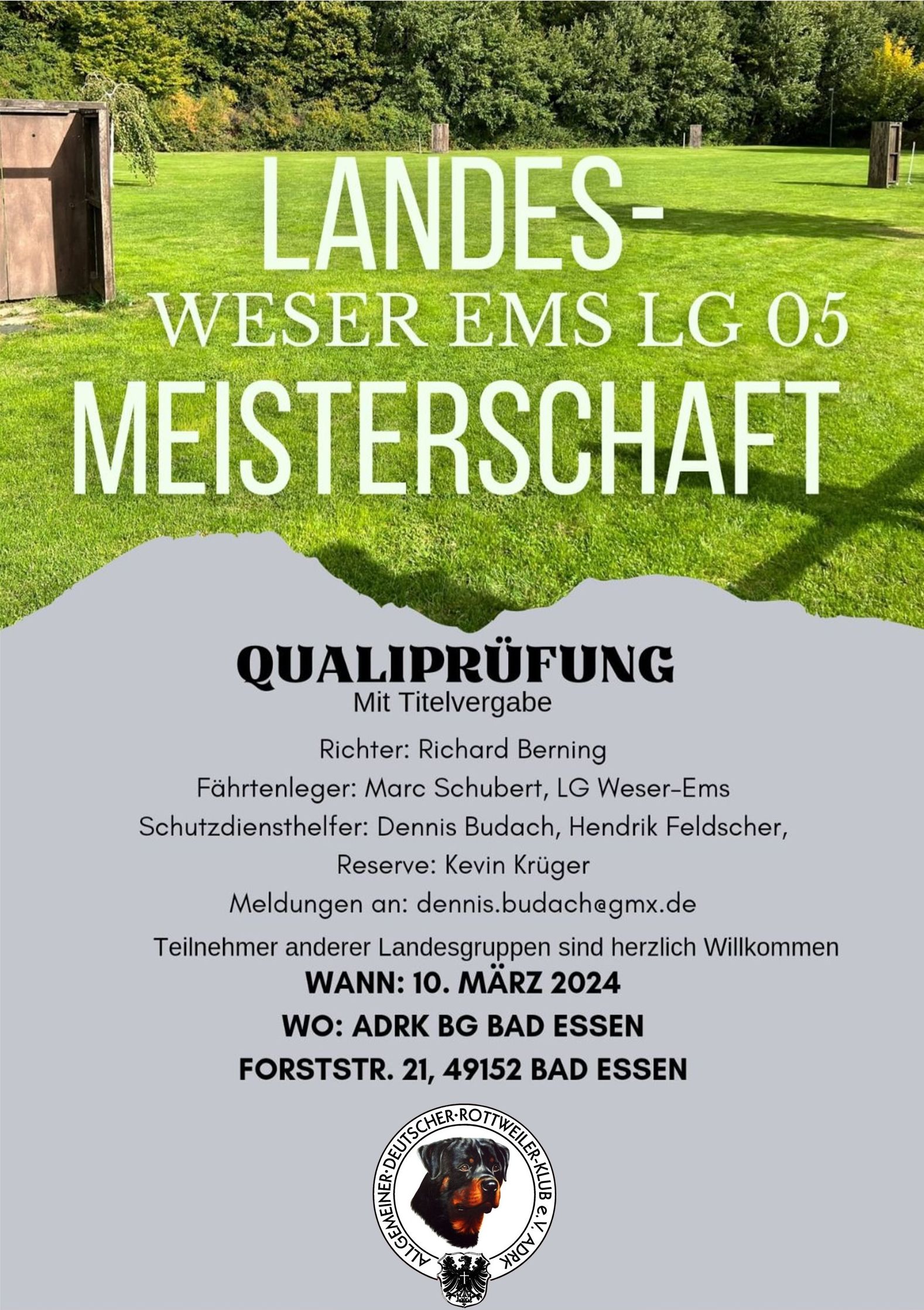 Landesmeisterschaft der Landesgruppe LG05 Weser-Ems